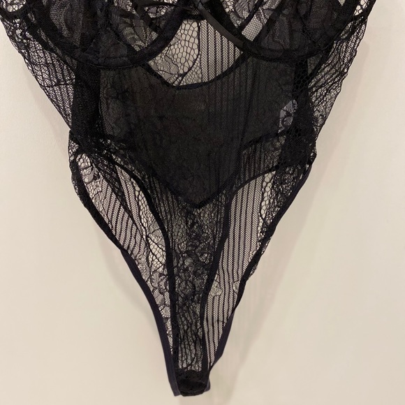 Black Lace Bodysuit - Picture 6 of 8
